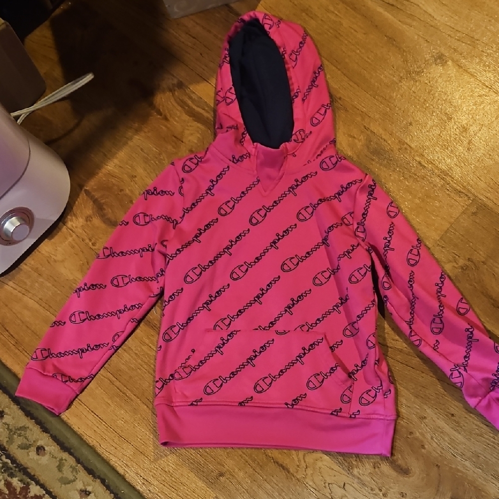 Champion Logo Hoodie Size 7/8